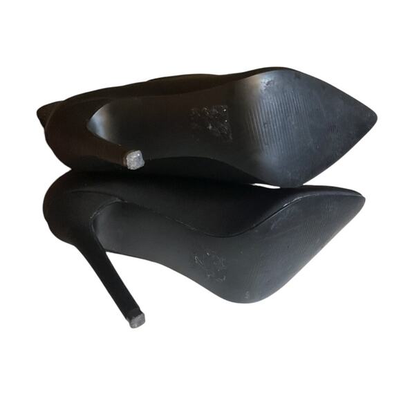 Asos Design Boots Women's Size 9.5M Black Esmerelda High Heeled Sock Stretch - Picture 10 of 11